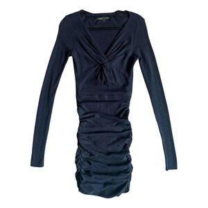 Elegant Black Long Sleeve Dress